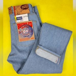 Naked & Famous Lightweight Recycled Selvedge Stone Blue - Super Guy 31 x 30